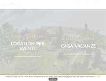 Tablet Screenshot of casalechiara.it